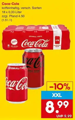 Netto Getränke Discount Coca-Cola Angebot