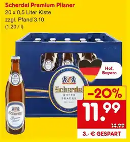 Netto Getränke Discount Scherdel Premium Pilsner Angebot