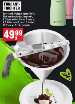 Handelshof HENDI FONDANT- TRICHTER Angebot