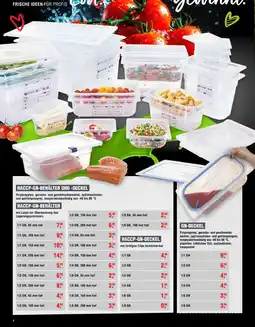 Handelshof HENDI HACCP-GN-BEHÄLTER UND -DECKEL Angebot