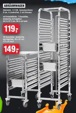 Handelshof HENDI ABRÄUMWAGEN Angebot