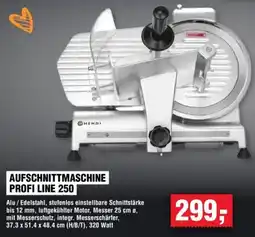 Handelshof HENDI AUFSCHNITTMASCHINE PROFI LINE 250 Angebot