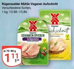 Globus Rügenwalder Mühle Veganer Aufschnitt Angebot
