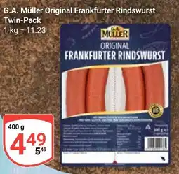 Globus G.A. Müller Original Frankfurter Rindswurst Twin-Pack Angebot