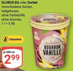 Globus GLOBUS Eis oder Sorbet Angebot