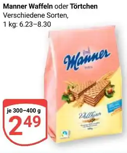 Globus Manner Waffeln oder Törtchen Angebot