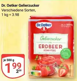 Globus Dr. Oetker Gelierzucker Angebot