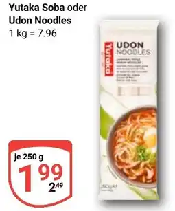 Globus Yutaka Soba oder Udon Noodles Angebot