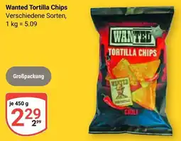 Globus Wanted Tortilla Chips Angebot