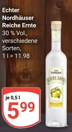 Globus Echter Nordhäuser Reiche Ernte Angebot