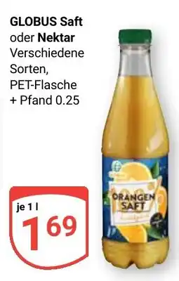 Globus GLOBUS Saft oder Nektar Angebot