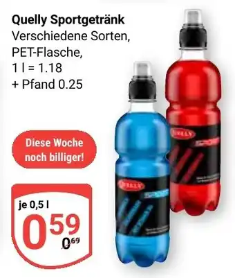Globus Quelly Sportgetränk Angebot