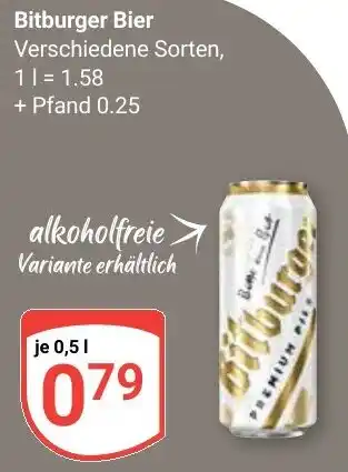 Globus Bitburger Bier Angebot