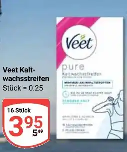 Globus Veet Kaltwachsstreifen Angebot