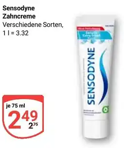 Globus Sensodyne Zahncreme Angebot