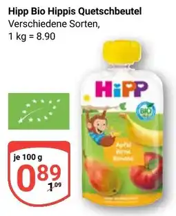 Globus Hipp Bio Hippis Quetschbeutel Angebot