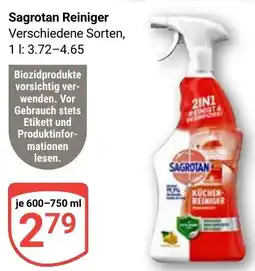 Globus Sagrotan Reiniger Angebot