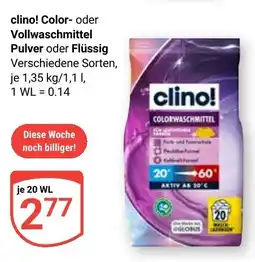 Globus clino! Color oder Vollwaschmittel Pulver oder Flüssig Angebot