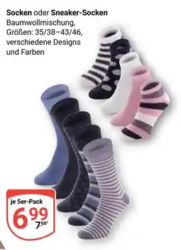 Globus Socken oder Sneaker-Socken Angebot