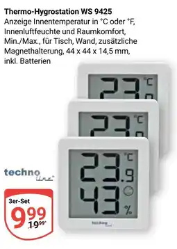 Globus techno Thermo-Hygrostation WS 9425 Angebot