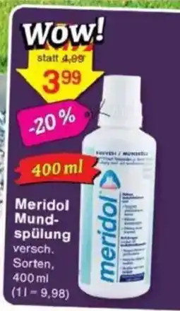 Jawoll Meridol Mundspülung Angebot
