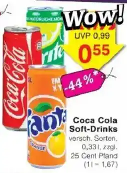 Jawoll Coca Cola Soft-Drinks Angebot