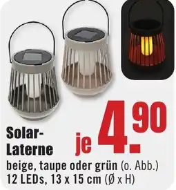 B1 Discount Baumarkt Solar Laterne Angebot