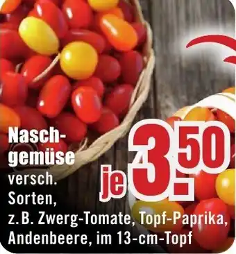 B1 Discount Baumarkt Naschgemüse Angebot