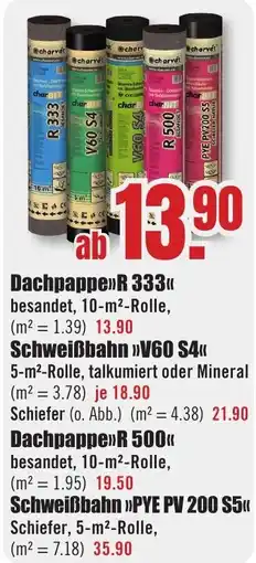 B1 Discount Baumarkt Dachpappe R 333 Angebot