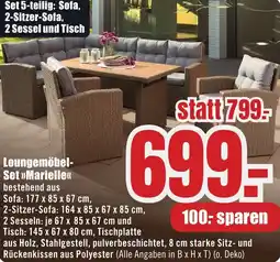 B1 Discount Baumarkt Loungemöbel Set Marielle Angebot