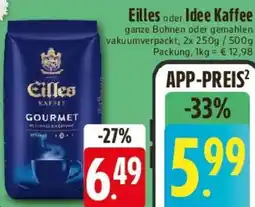 Edeka Eilles oder Idee Kaffee Angebot