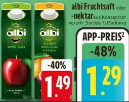 Edeka albi Fruchtsaft oder -nektar Angebot