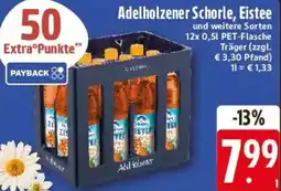 Edeka Adelholzener Schorle, Eistee Angebot