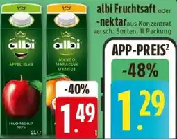 E-Center albi Fruchtsaft oder -nektar Angebot