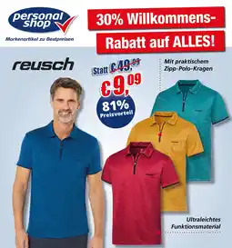 PersonalShop reusch Zipp-Polo-Kragen Angebot