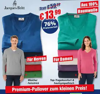 PersonalShop Jacques Britt Premium-Pullover Angebot