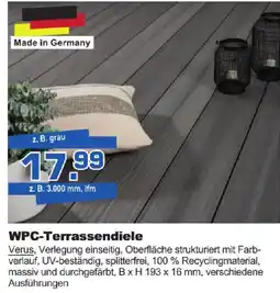 Bauzentrum Borgers WPC-Terrassendiele Angebot