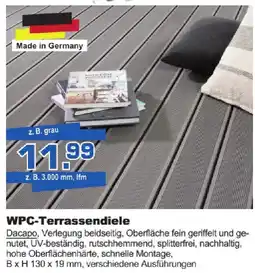 Bauzentrum Borgers WPC-Terrassendiele Angebot