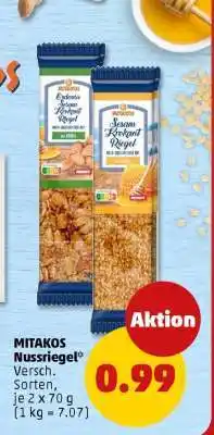 PENNY MITAKOS Nussriegel Angebot