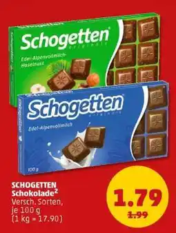 PENNY SCHOGETTEN Schokolade Angebot