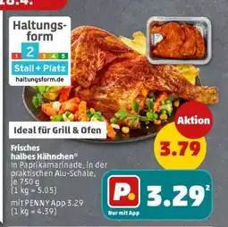 PENNY Frisches halbes Hähnchen Angebot