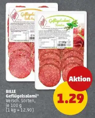 PENNY BILLE Geflügelsalami Angebot