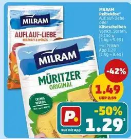 PENNY MILRAM Reibekäse Angebot