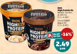 PENNY RIOS High Protein Eis Angebot