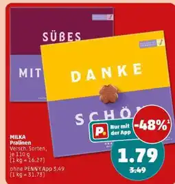 PENNY Milka Pralinen Angebot
