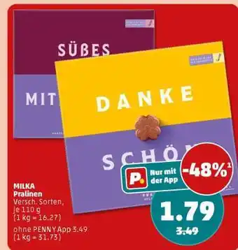 PENNY Milka Pralinen Angebot