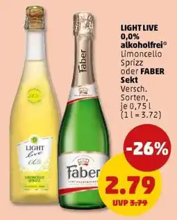 PENNY LIGHT LIVE 0,0% alkoholfrei Angebot