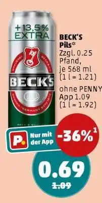 PENNY Beck's Pils Angebot