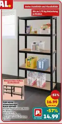 PENNY PURE WORK Schwerlastregal BLACK EDITION Angebot