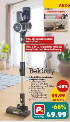 PENNY 2-in-1-Akku-Handstaubsauger BEL02151 Angebot